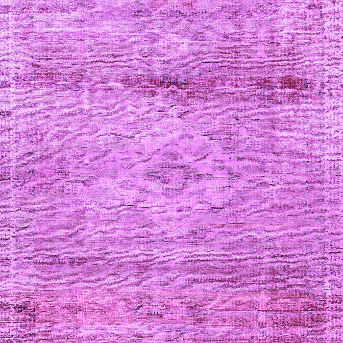 Medallion Purple Traditional Rug, tr3779pur