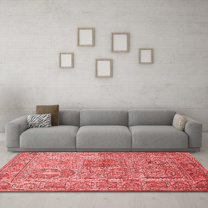 Traditional Red Washable Rugs