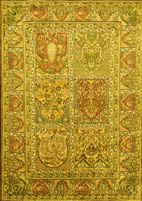 Persian Yellow Traditional Rug, tr377yw