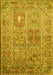 Persian Yellow Traditional Rug, tr377yw