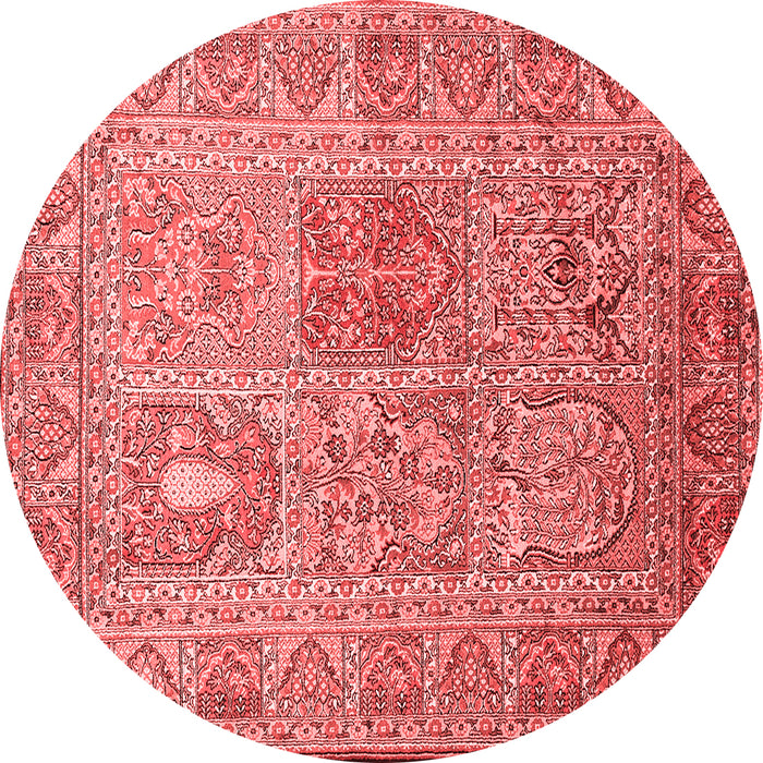 Machine Washable Persian Red Traditional Rug, wshtr377red