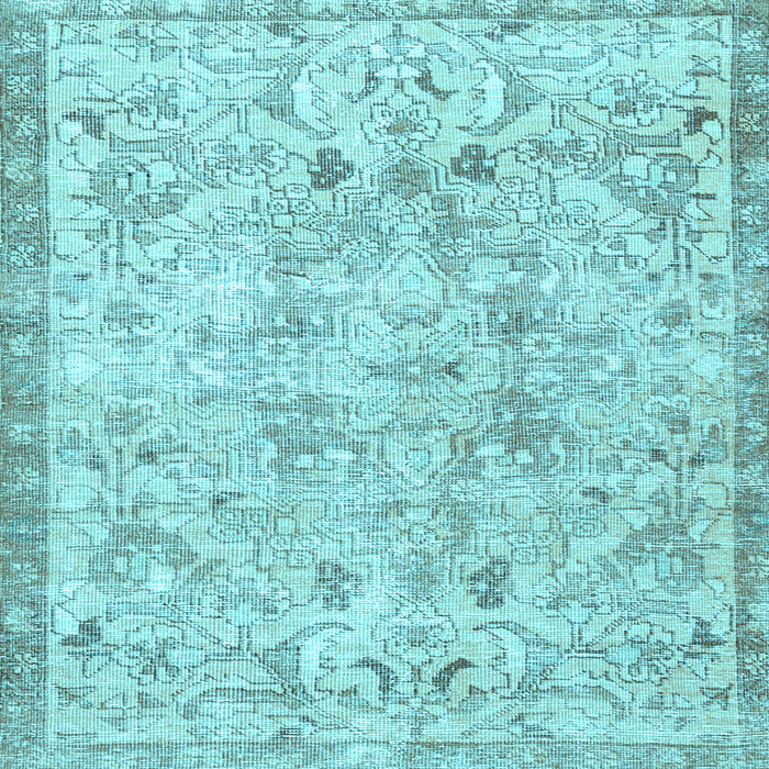 Square Persian Light Blue Traditional Rug, tr3780lblu