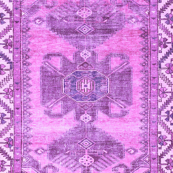 Machine Washable Persian Purple Traditional Area Rugs, wshtr3781pur