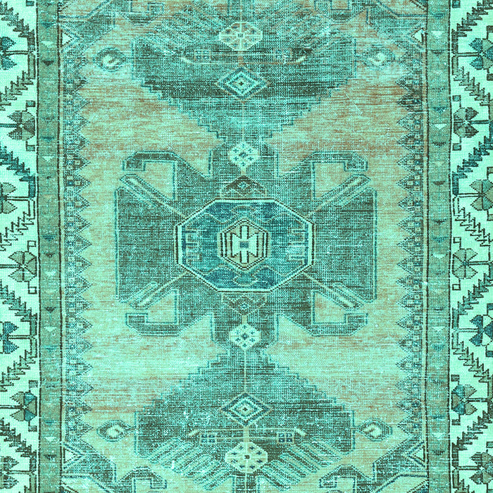 Machine Washable Persian Turquoise Traditional Area Rugs, wshtr3781turq