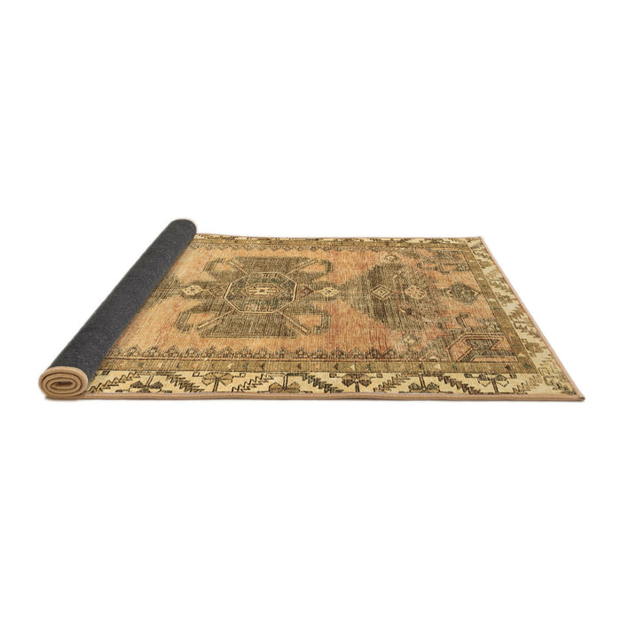 Sideview of Persian Brown Traditional Rug, tr3781brn
