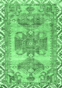 Persian Emerald Green Traditional Rug, tr3781emgrn