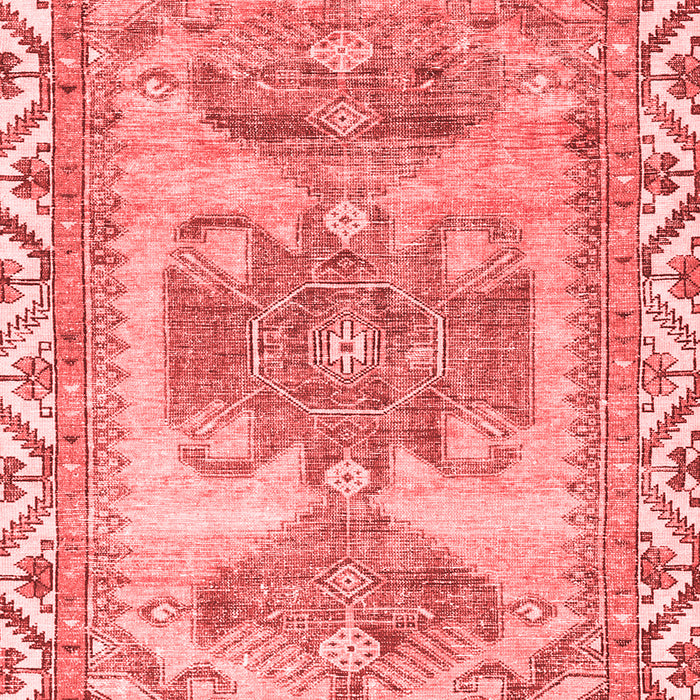 Machine Washable Persian Red Traditional Rug, wshtr3781red