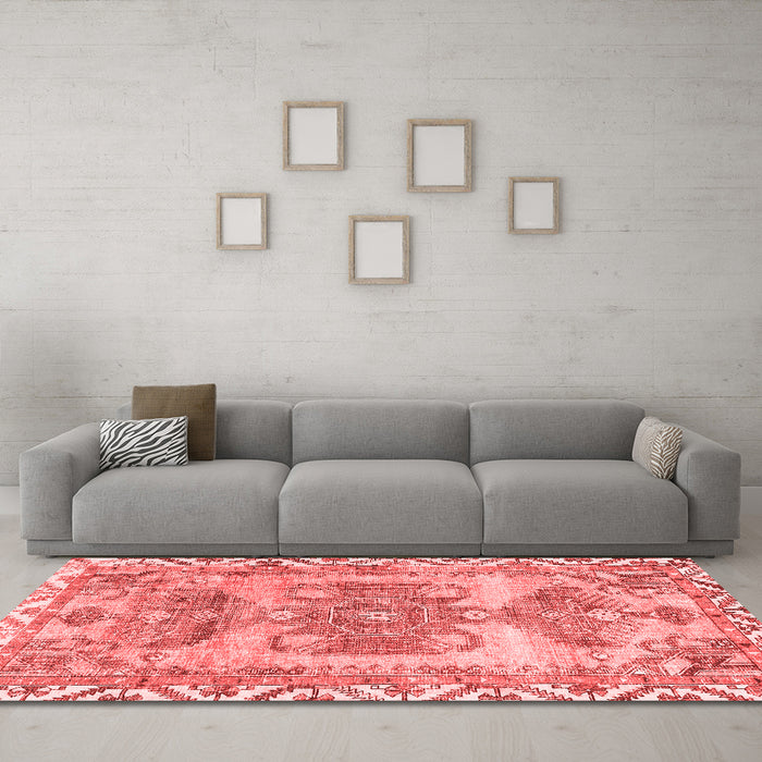 Traditional Red Washable Rugs