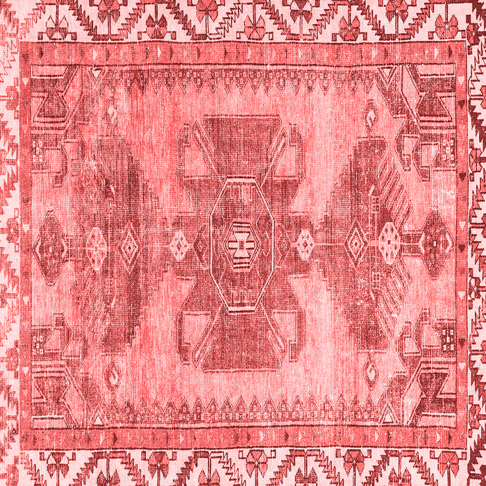 Machine Washable Persian Red Traditional Rug, wshtr3781red