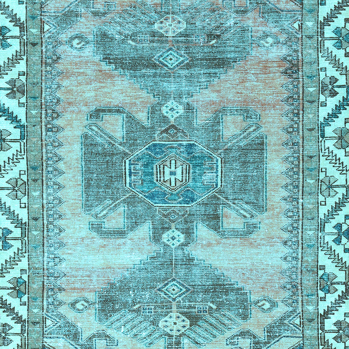 Machine Washable Persian Light Blue Traditional Rug, wshtr3781lblu