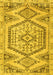 Machine Washable Persian Yellow Traditional Rug, wshtr3782yw