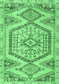 Persian Emerald Green Traditional Rug, tr3782emgrn