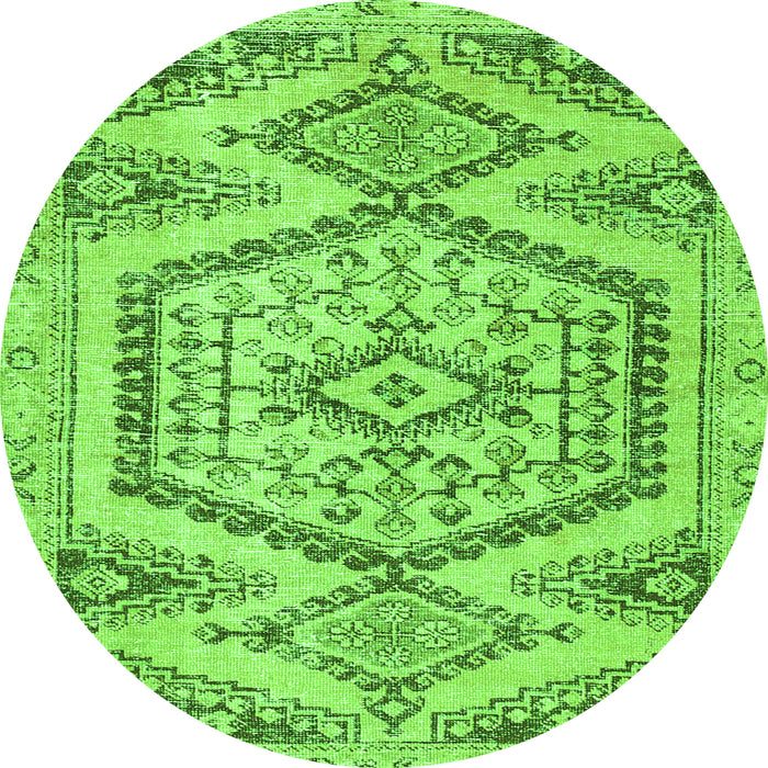 Machine Washable Persian Green Traditional Area Rugs, wshtr3782grn