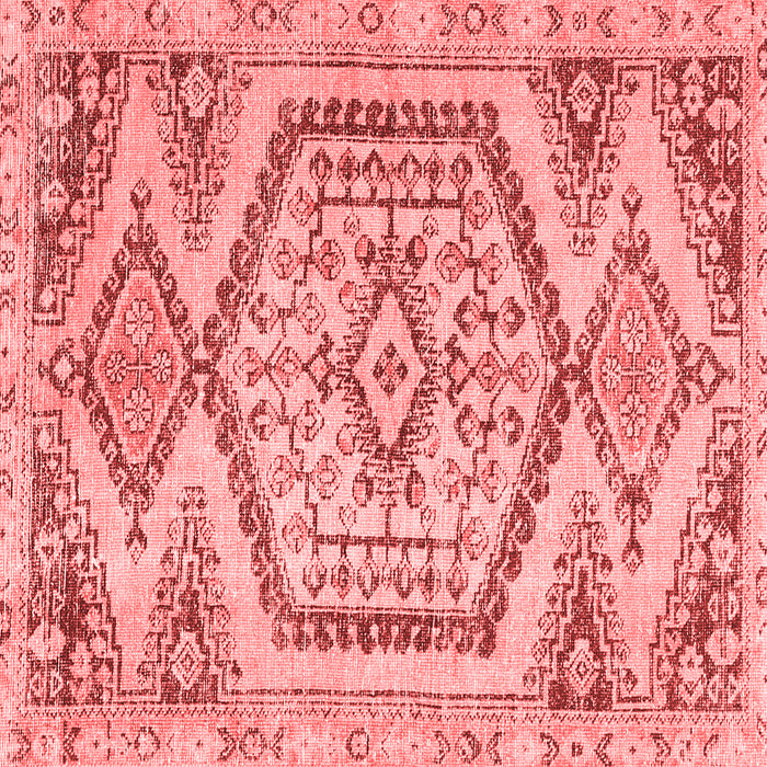 Machine Washable Persian Red Traditional Rug, wshtr3782red