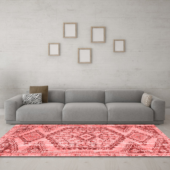 Traditional Red Washable Rugs