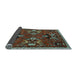 Sideview of Animal Light Blue Traditional Rug, tr3785lblu