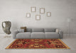 Machine Washable Animal Brown Traditional Rug in a Living Room,, wshtr3785brn