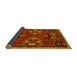 Sideview of Animal Yellow Traditional Rug, tr3785yw