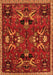 Animal Orange Traditional Rug, tr3785org