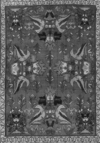 Animal Gray Traditional Rug, tr3785gry