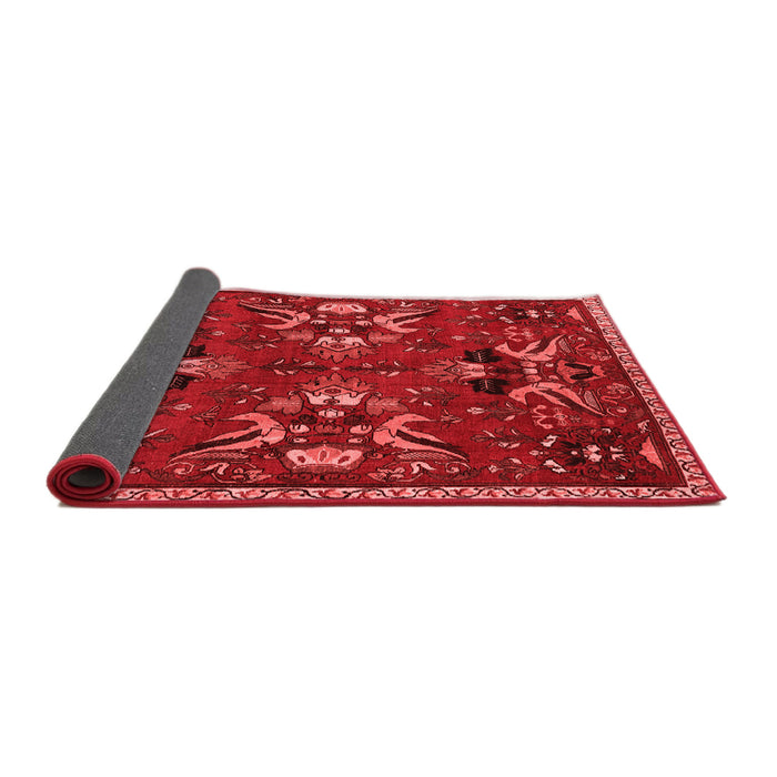 Animal Red Traditional Area Rugs