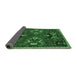 Sideview of Animal Emerald Green Traditional Rug, tr3785emgrn