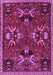 Animal Purple Traditional Rug, tr3785pur