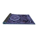 Sideview of Medallion Blue Traditional Rug, tr3786blu