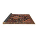 Sideview of Traditional Gold Brown Persian Rug, tr3787