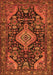 Persian Orange Traditional Rug, tr3787org