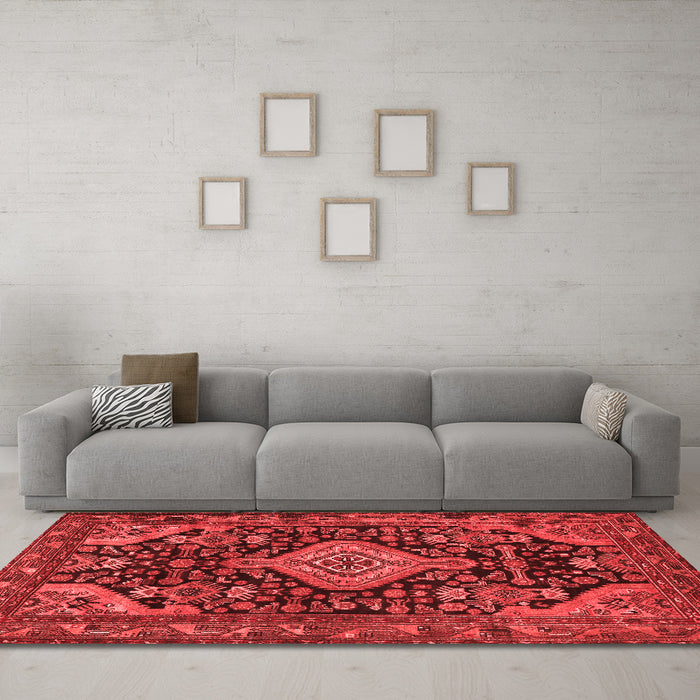 Traditional Red Washable Rugs