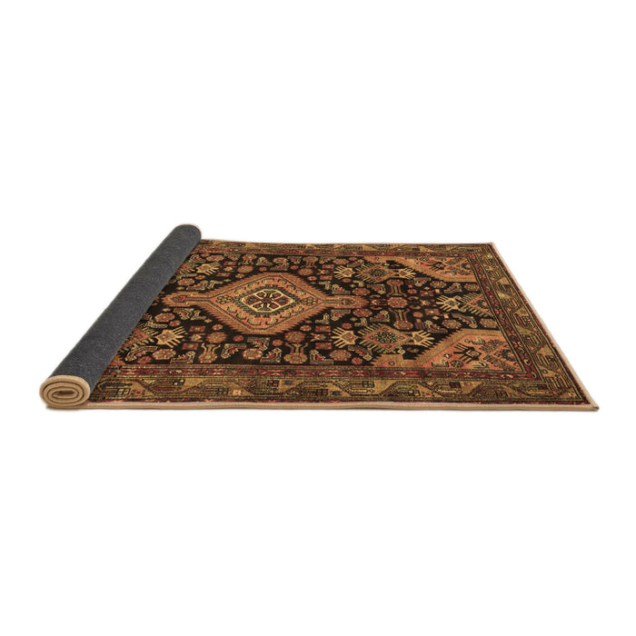 Sideview of Persian Brown Traditional Rug, tr3787brn