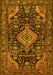 Machine Washable Persian Yellow Traditional Rug, wshtr3787yw