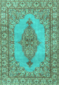 Persian Turquoise Traditional Rug, tr3788turq