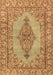Machine Washable Persian Brown Traditional Rug, wshtr3788brn