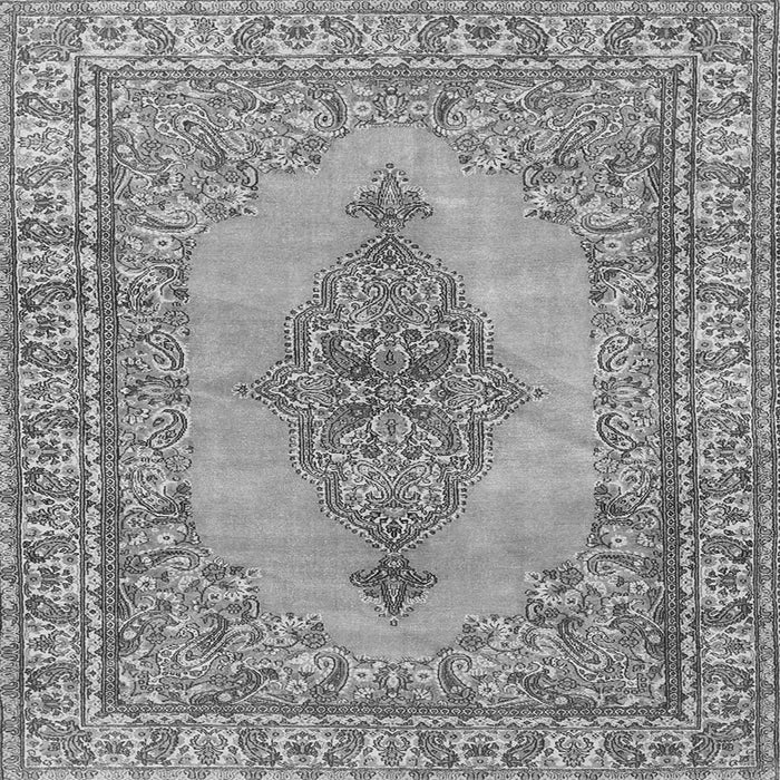 Serging Thickness of Persian Gray Traditional Rug, tr3788gry