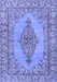 Machine Washable Persian Blue Traditional Rug, wshtr3788blu