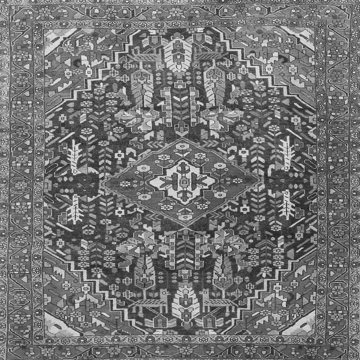 Serging Thickness of Persian Gray Traditional Rug, tr3789gry