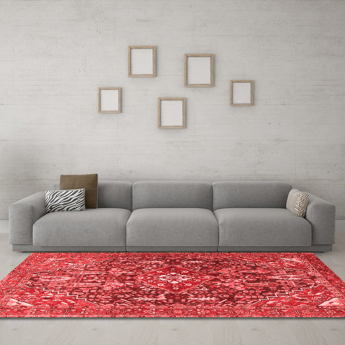 Traditional Red Washable Rugs