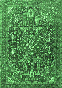 Persian Emerald Green Traditional Rug, tr3789emgrn