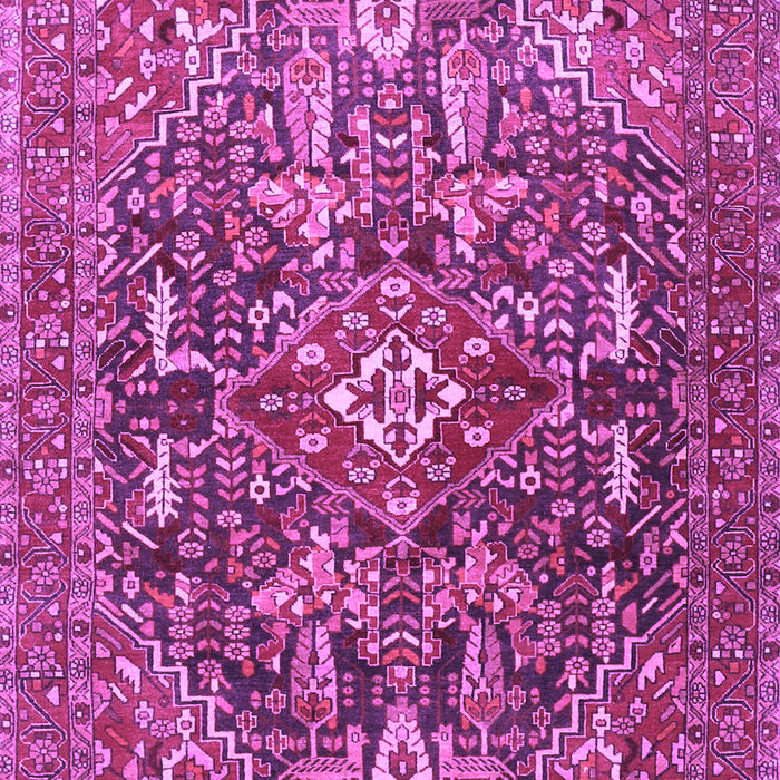 Machine Washable Persian Purple Traditional Area Rugs, wshtr3789pur