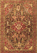 Machine Washable Persian Brown Traditional Rug, wshtr3789brn