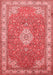 Medallion Red Traditional Area Rugs