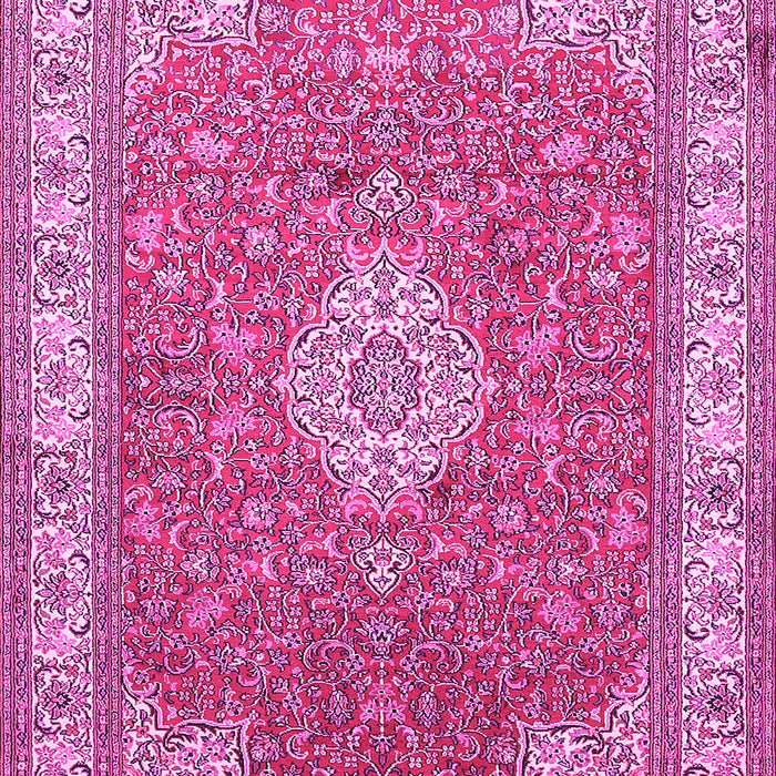 Medallion Pink Traditional Rug, tr378pnk