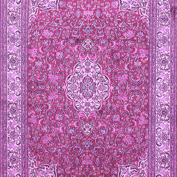 Medallion Purple Traditional Rug, tr378pur