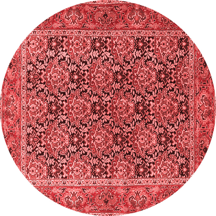 Machine Washable Persian Red Traditional Rug, wshtr3790red