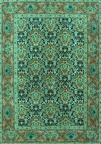 Persian Turquoise Traditional Rug, tr3790turq