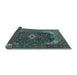 Sideview of Medallion Light Blue Traditional Rug, tr3792lblu