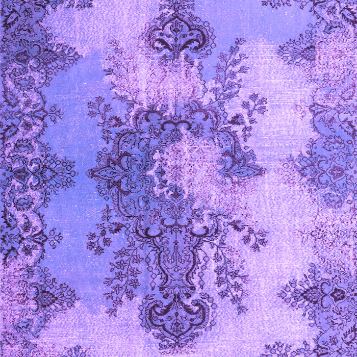 Medallion Purple Traditional Rug, tr3793pur