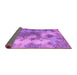 Sideview of Medallion Pink Traditional Rug, tr3793pnk